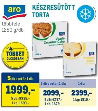 KÉSZRESÜTÖTT TORTA 1250 g