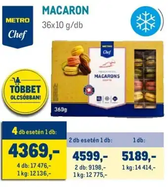 Metro MACARON 36 x 10 g ajánlat
