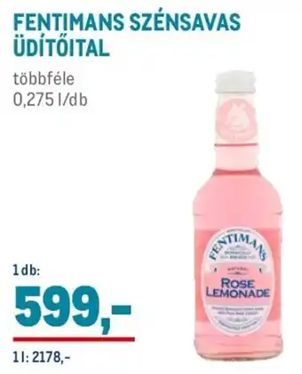 Metro FENTIMANS SZÉNSAVAS ÜDÍTŐITAL 0,275 l ajánlat