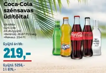 Metro Coca-Cola szénsavas üdítőital 0,25 l ajánlat
