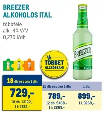 BREEZER ALKOHOLOS ITAL 0,275 l