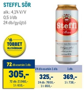 Metro STEFFL SÖR 0,5 l ajánlat