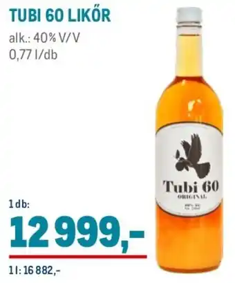 TUBI 60 LIKŐR 0,77 l