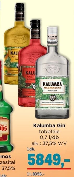 Metro Kalumba Gin 0,7 l ajánlat