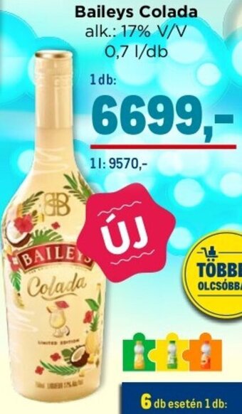 Metro Baileys Colada 0,7 l ajánlat