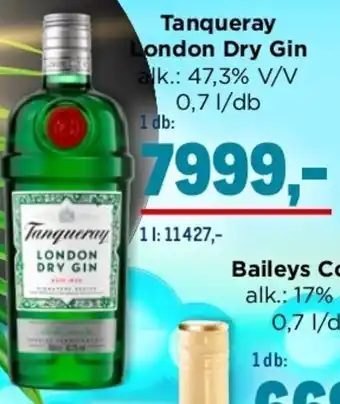 Metro Tanqueray London Dry Gin 0,7 l ajánlat