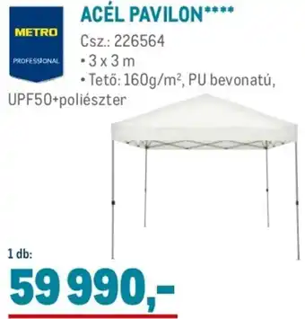 ACÉL PAVILON 1 db