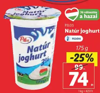 Lidl PILOS Natúr joghurt 175 g ajánlat