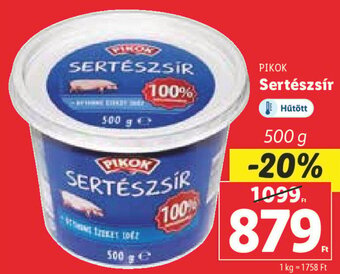 Lidl PIKOK Sertészsír 500 g ajánlat
