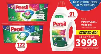 Lidl PERSIL Power Caps / mosógél 33 db / 1,98 l ajánlat