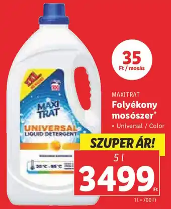 MAXITRAT Folyékony mosószer 5 l