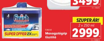 Lidl FINISH Mosogatógép tisztító 2 x 250 ml ajánlat