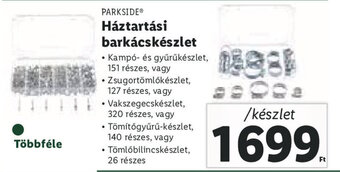 Lidl PARKSIDE Háztartási 1 készlet ajánlat