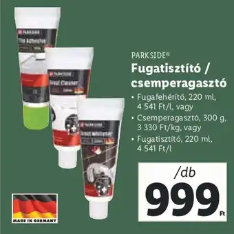 Lidl PARKSIDE Fugatisztító / csemperagasztó 1 db ajánlat