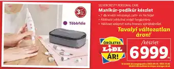 Lidl SILVERCREST PERSONAL CARE Manikűr-pedikűr készlet ajánlat