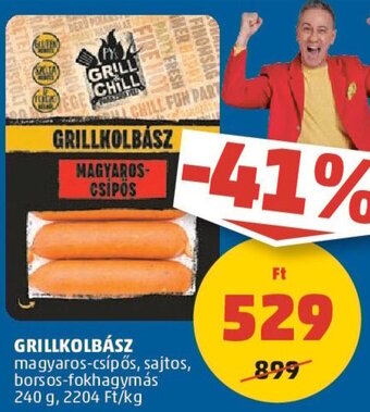 PENNY GRILLKOLBÁSZ 240 g ajánlat