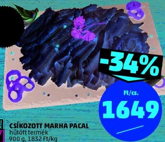 PENNY CSÍKOZOTT MARHA PACAL 900 g ajánlat