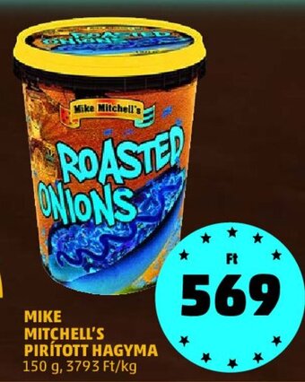 PENNY MIKE MITCHELL'S PIRÍTOTT HAGYMA 150 g ajánlat