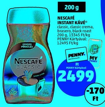 PENNY NESCAFÉ INSTANT KÁVÉ 200 g ajánlat