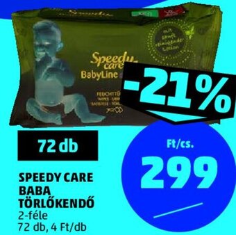 PENNY SPEEDY CARE BABA TÖRLŐKENDŐ 72 db ajánlat