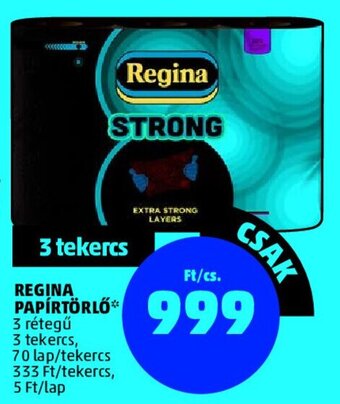 REGINA PAPÍRTÖRLŐ 3 tekercs