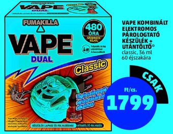 PENNY VAPE KOMBINÁLT ELEKTROMOS PÁROLOGTATÓ KÉSZÜLÉK UTÁNTÖLTŐ 36 ml ajánlat