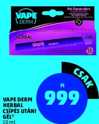 VAPE DERM HERBAL CSÍPÉS UTÁNI GÉL 10 ml