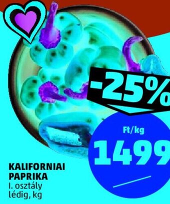 PENNY KALIFORNIAI PAPRIKA 1 kg ajánlat