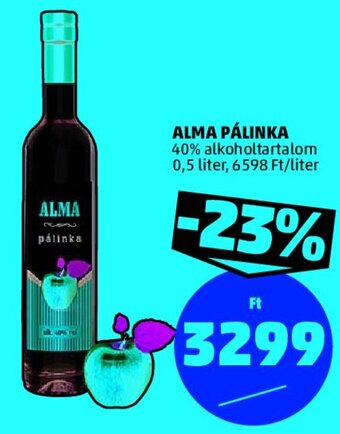 PENNY ALMA PÁLINKA 0,5 l ajánlat