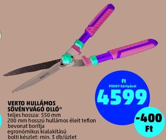 VERTO HULLÁMOS SÖVÉNYVÁGÓ OLLÓ 1 db