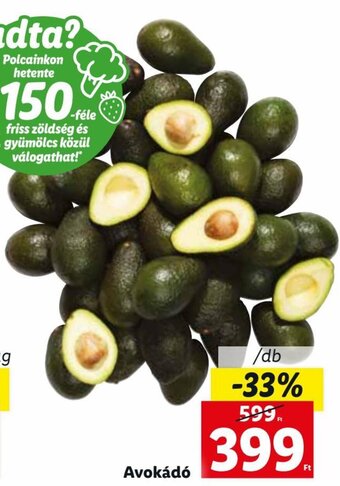 Lidl Avokádó 1 db ajánlat