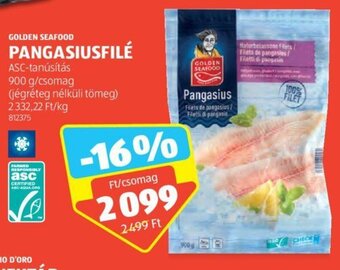ALDI GOLDEN SEAFOOD PANGASIUSFILÉ 900 g ajánlat