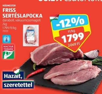 ALDI HÚSMESTER FRISS SERTÉSLAPOCKA 1 kg ajánlat