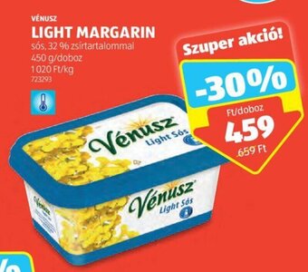 ALDI VÉNUSZ LIGHT MARGARIN 450 g ajánlat