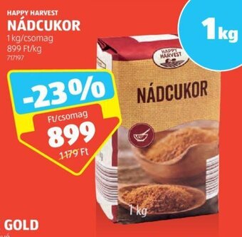 ALDI HAPPY HARVEST NÁDCUKOR 1 kg ajánlat