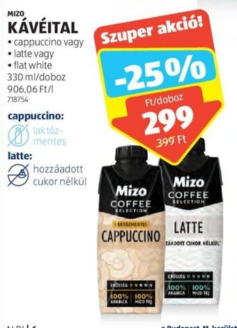 ALDI MIZO KÁVÉITAL 330 ml ajánlat