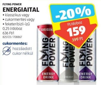ALDI FLYING POWER ENERGIAITAL 0,25 l ajánlat