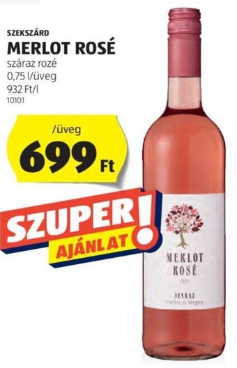 ALDI SZEKSZÁRD MERLOT ROSÉ 0,75 l ajánlat