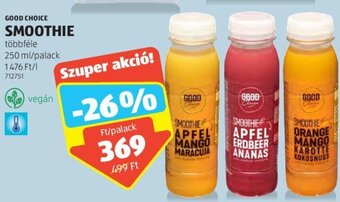 ALDI GOOD CHOICE SMOOTHIE 250 ml ajánlat