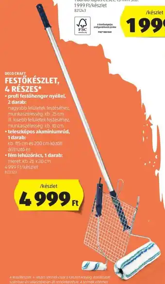 ALDI DECO CRAFT FESTŐKÉSZLET 4 részes ajánlat