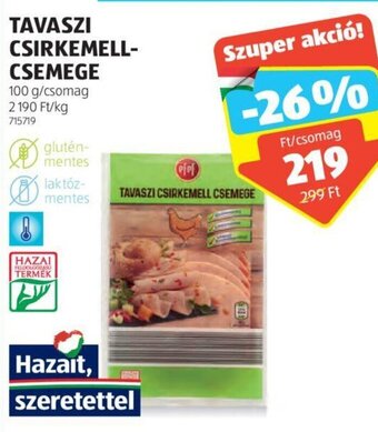 ALDI TAVASZI CSIRKEMELL- CSEMEGE 100 g ajánlat