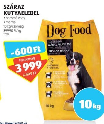 ALDI SZÁRAZ KUTYAELEDEL 10 kg ajánlat