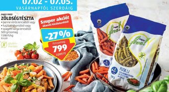 ALDI ENJOY FREE! ZÖLDSÉGTÉSZTA 500 g ajánlat