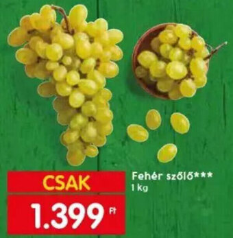 Spar Fehér szőlő 1 kg ajánlat