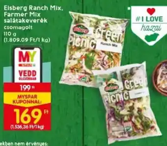 Spar Elsberg Ranch Mix, Farmer Mix salátakeverék 110 g ajánlat
