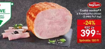 Spar Regnum Gusto sonka 10 dkg ajánlat
