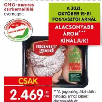 Spar GMO-mentes csirkemellfilé 1 kg ajánlat