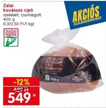 Spar Zalai kovászos cipó 400 g ajánlat