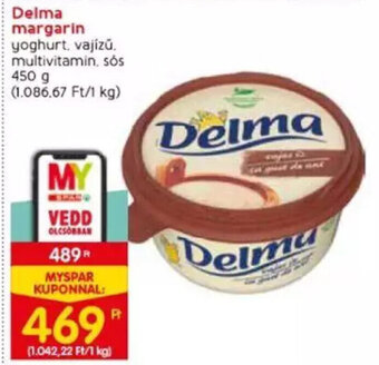 Spar Delma margarin 450 g ajánlat