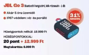 Spar JBL Go 3 1 db ajánlat